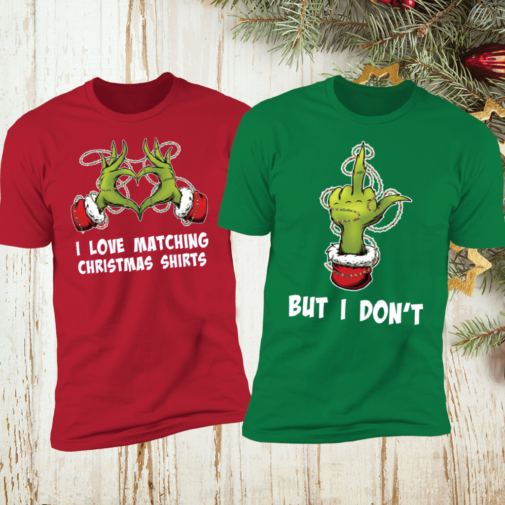 I Love Matching Christmas Shirts But I Don't Bundle