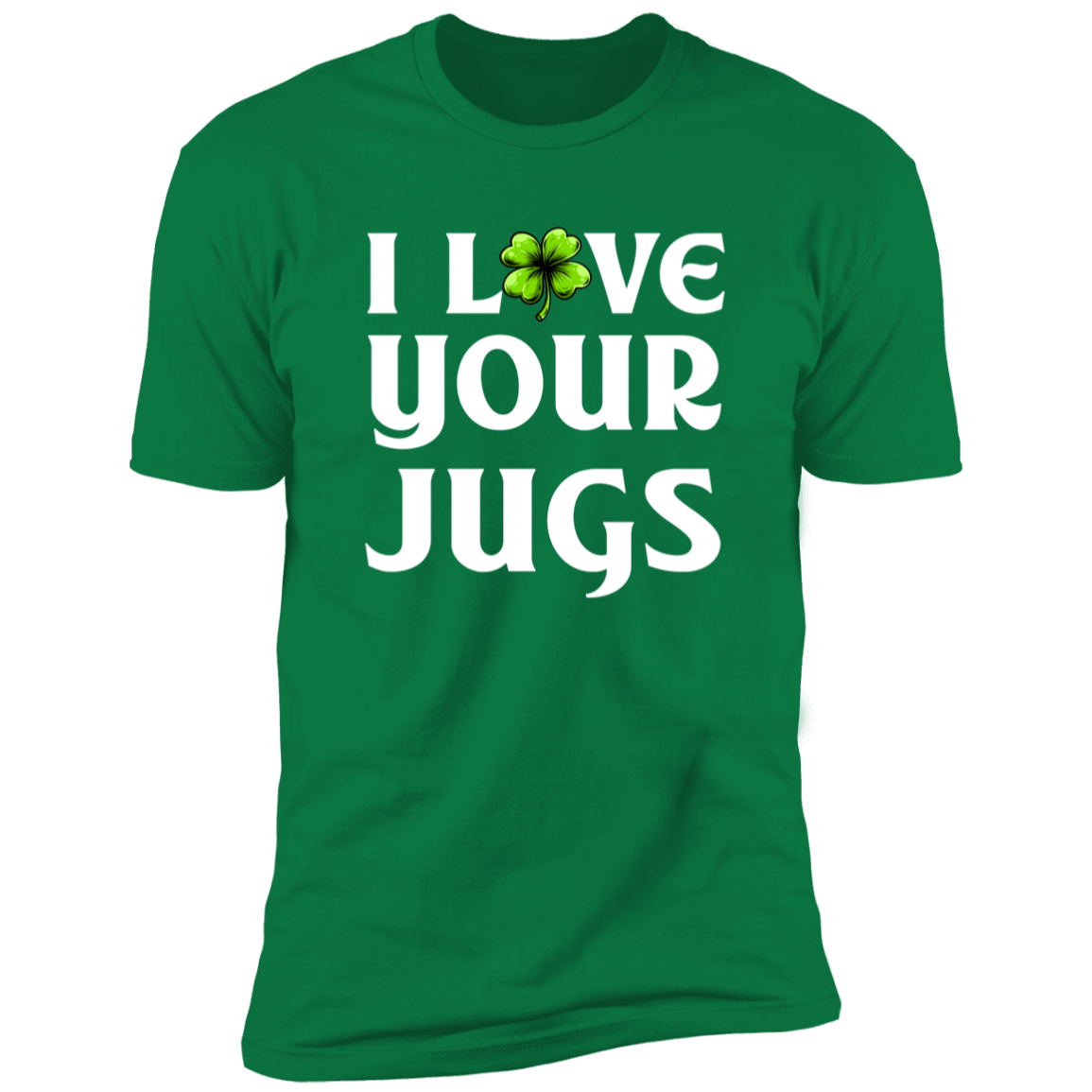I Love Your Jugs & Cheers - St Patrick's Day Couples Drinking Shirts