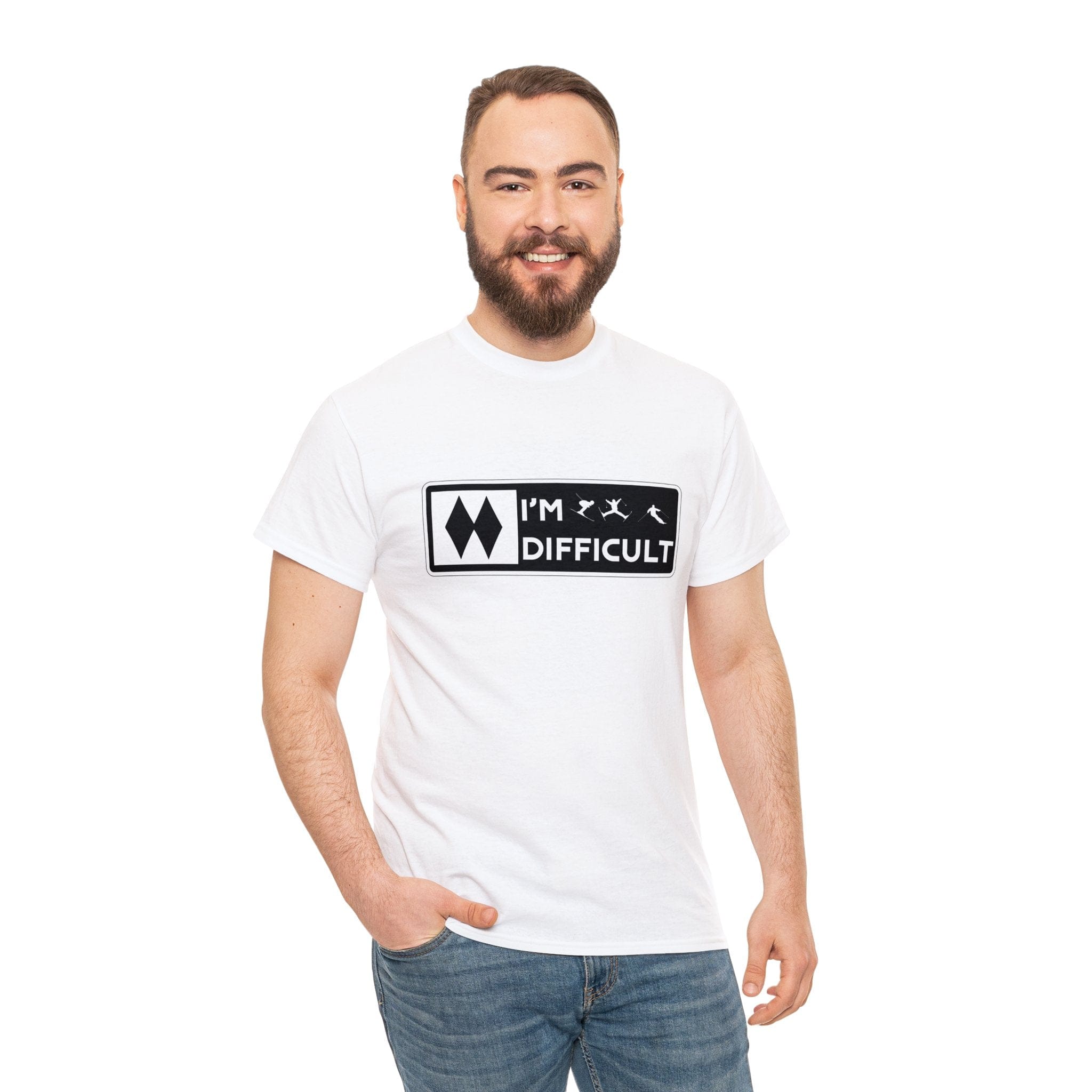I"m Difficult Novelty Ski Tee