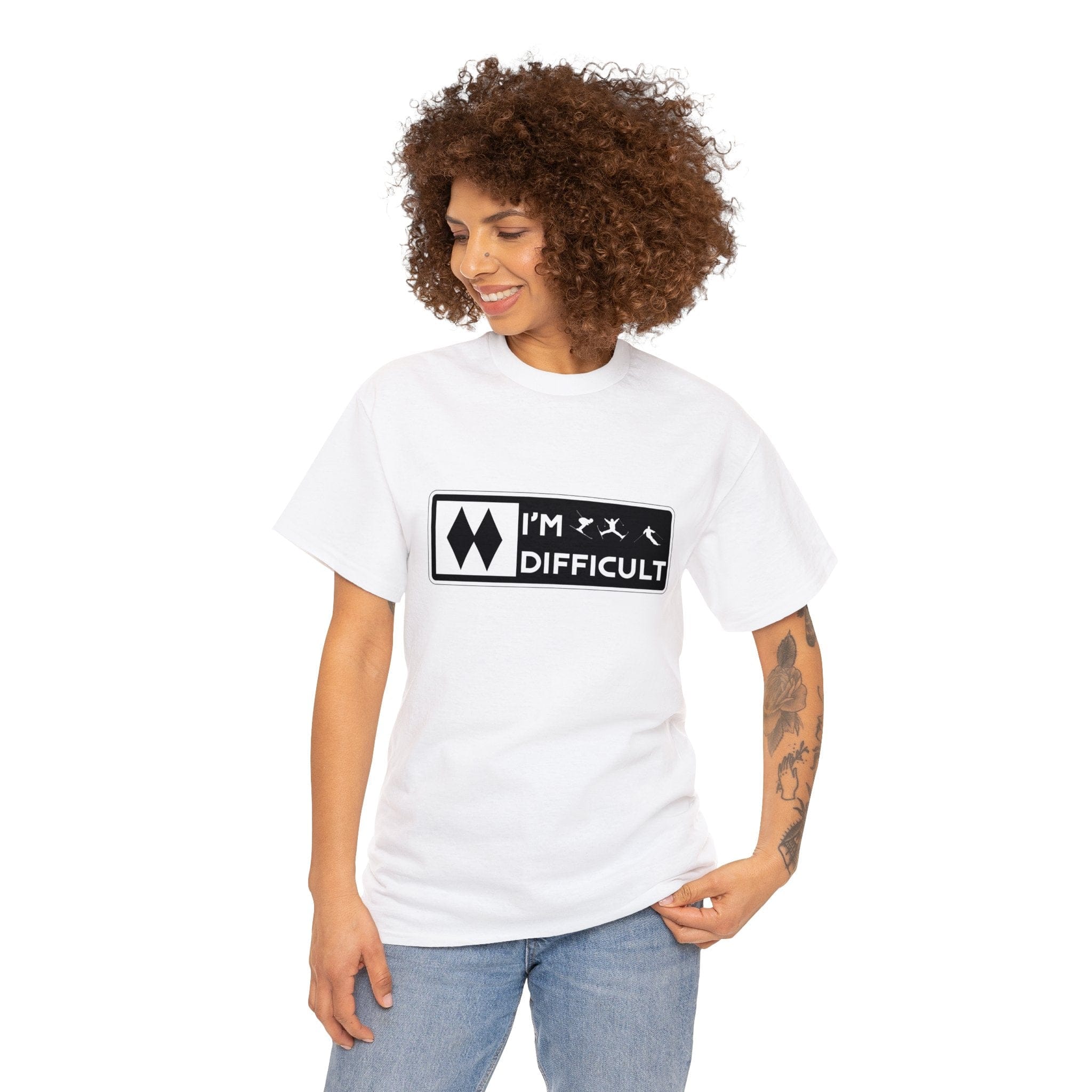 I"m Difficult Novelty Ski Tee