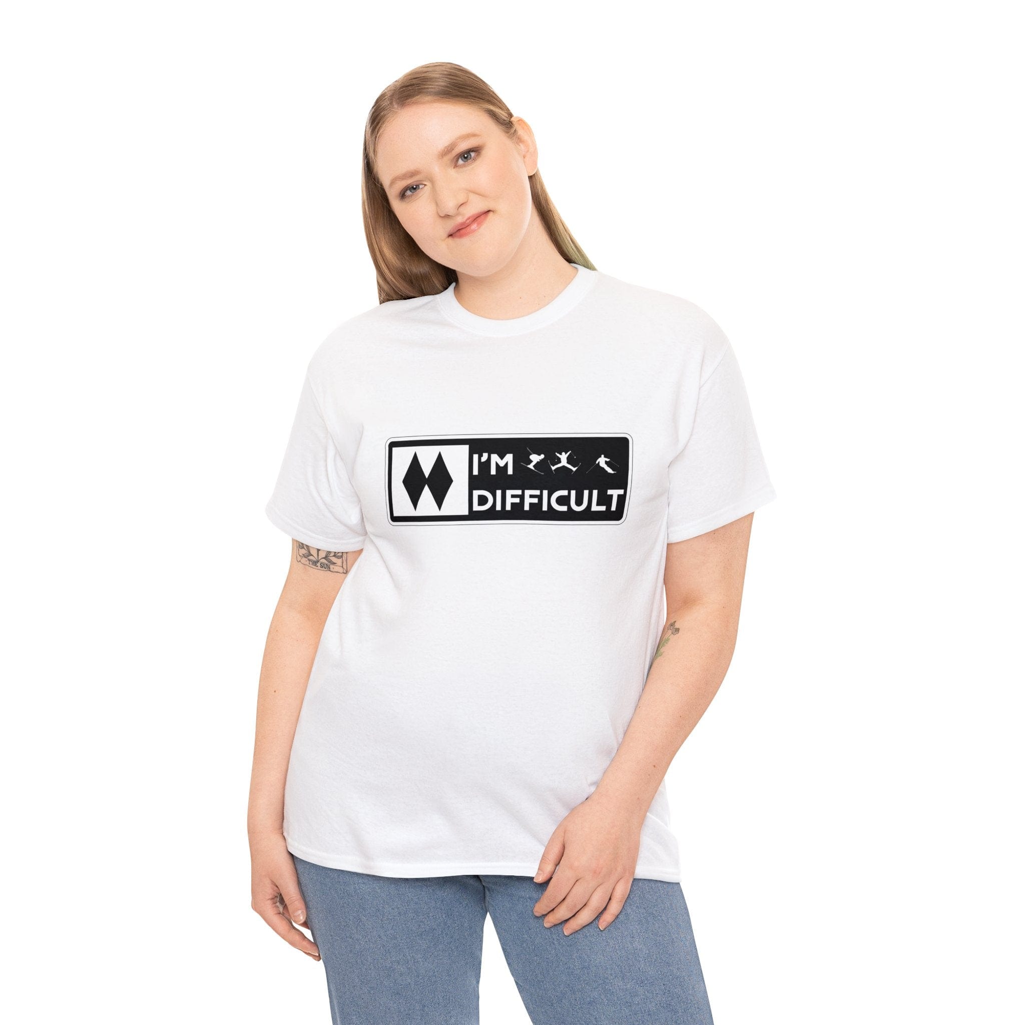 I"m Difficult Novelty Ski Tee