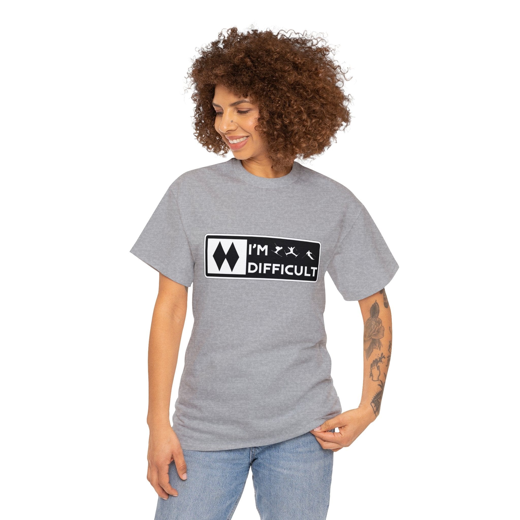 I"m Difficult Novelty Ski Tee