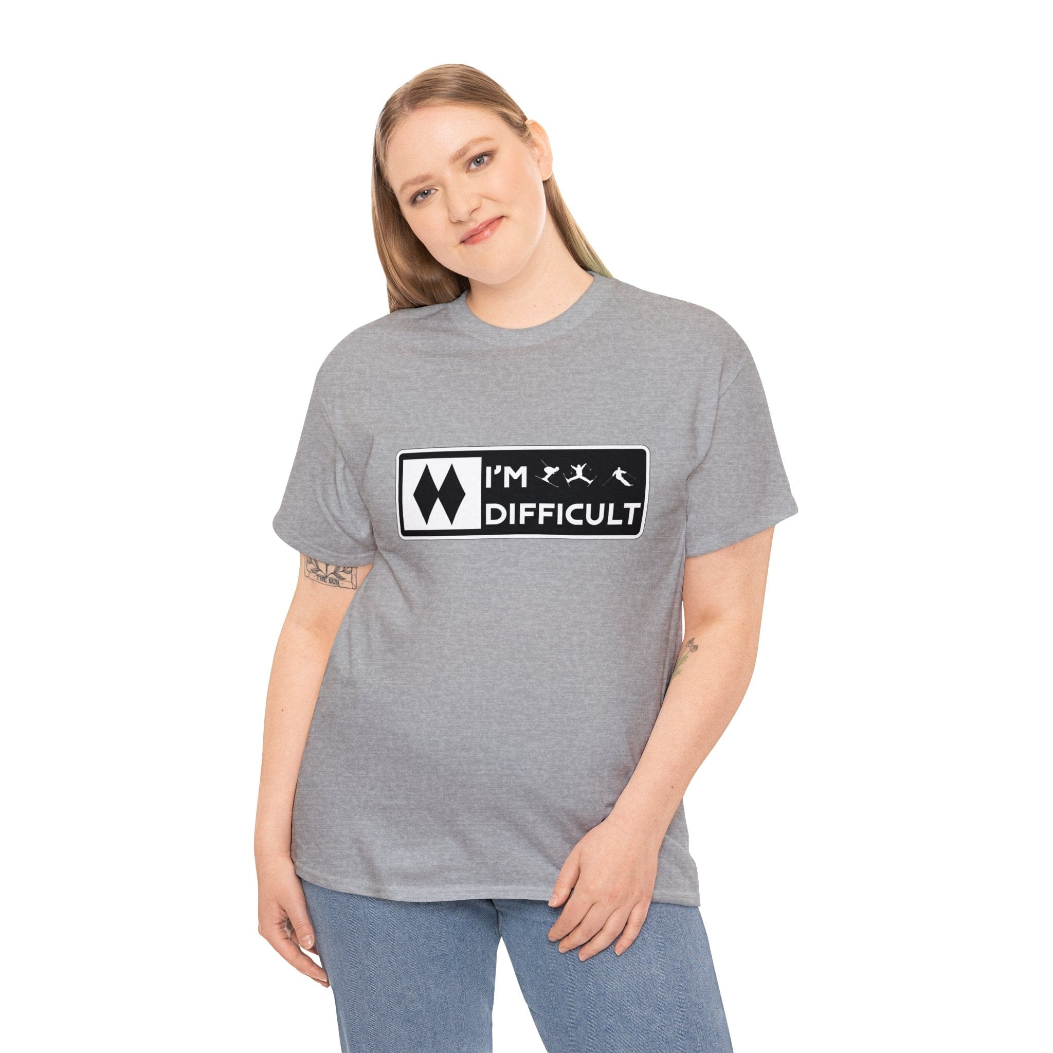 I"m Difficult Novelty Ski Tee