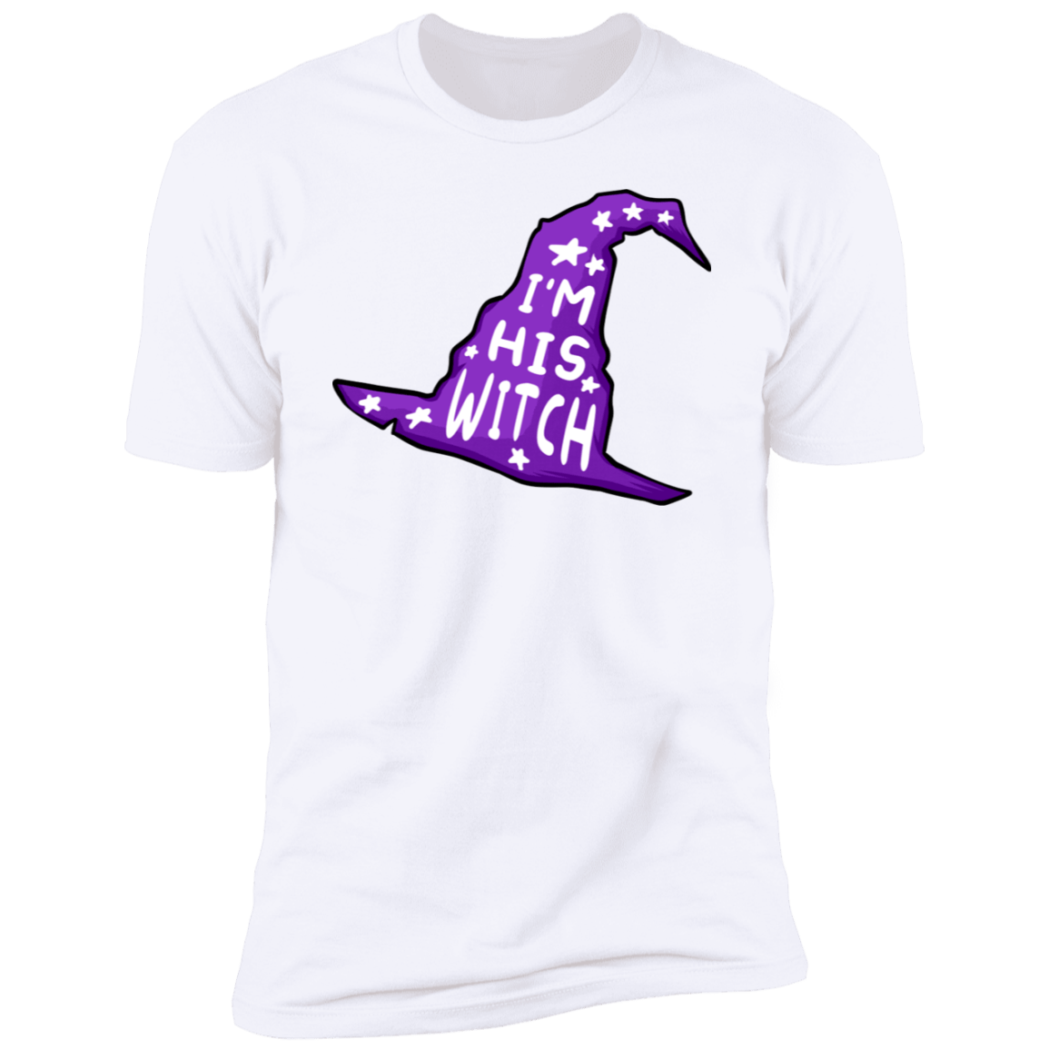 I&#39;m Here Boo &amp; I&#39;m His Witch Halloween Couples Shirts