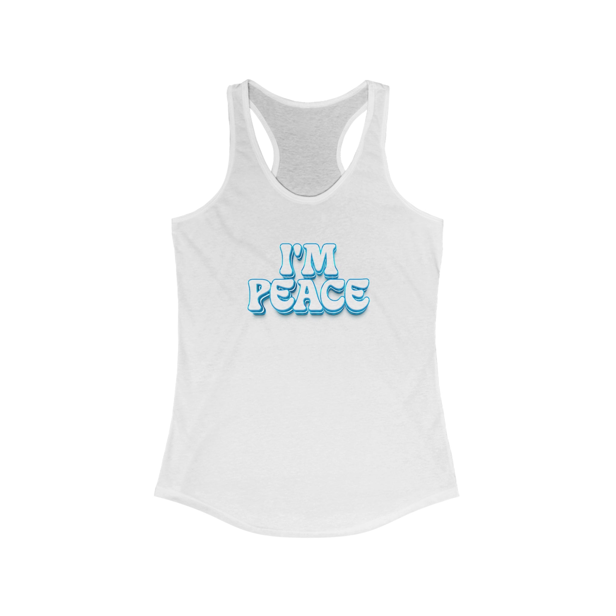 I'm Peace | Women's Racerback tank | Navy