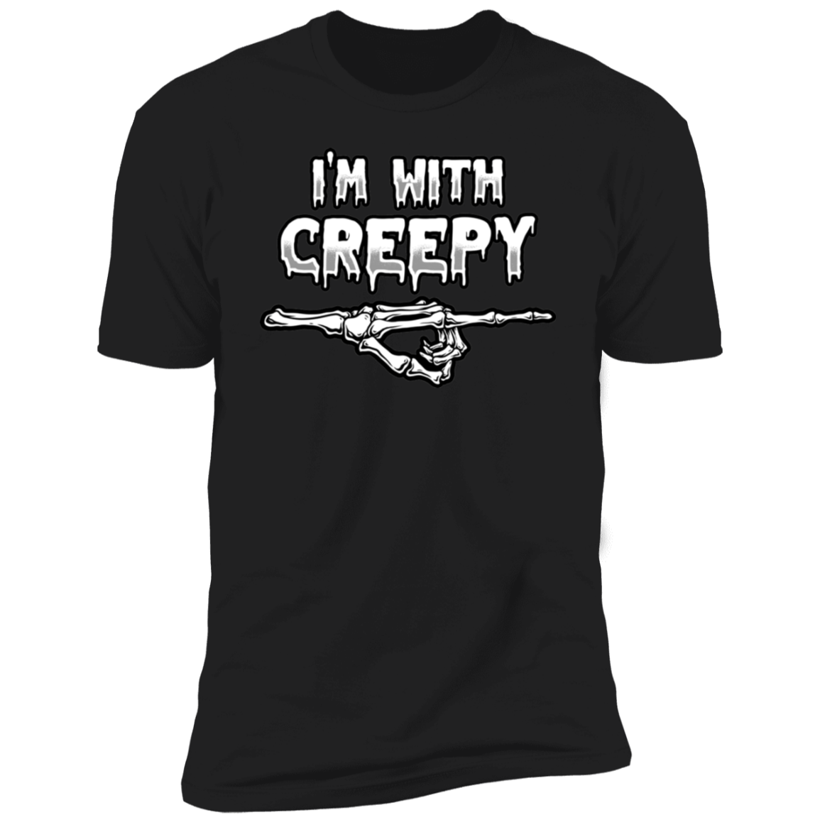 I'm With Creepy & I'm With Spooky Couples Shirts