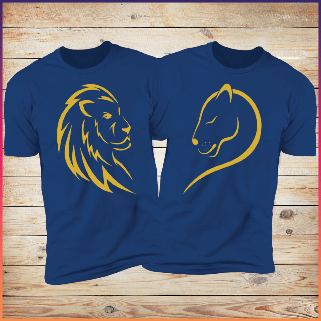 King Lion & Queen Lioness | Deluxe Couples Tees