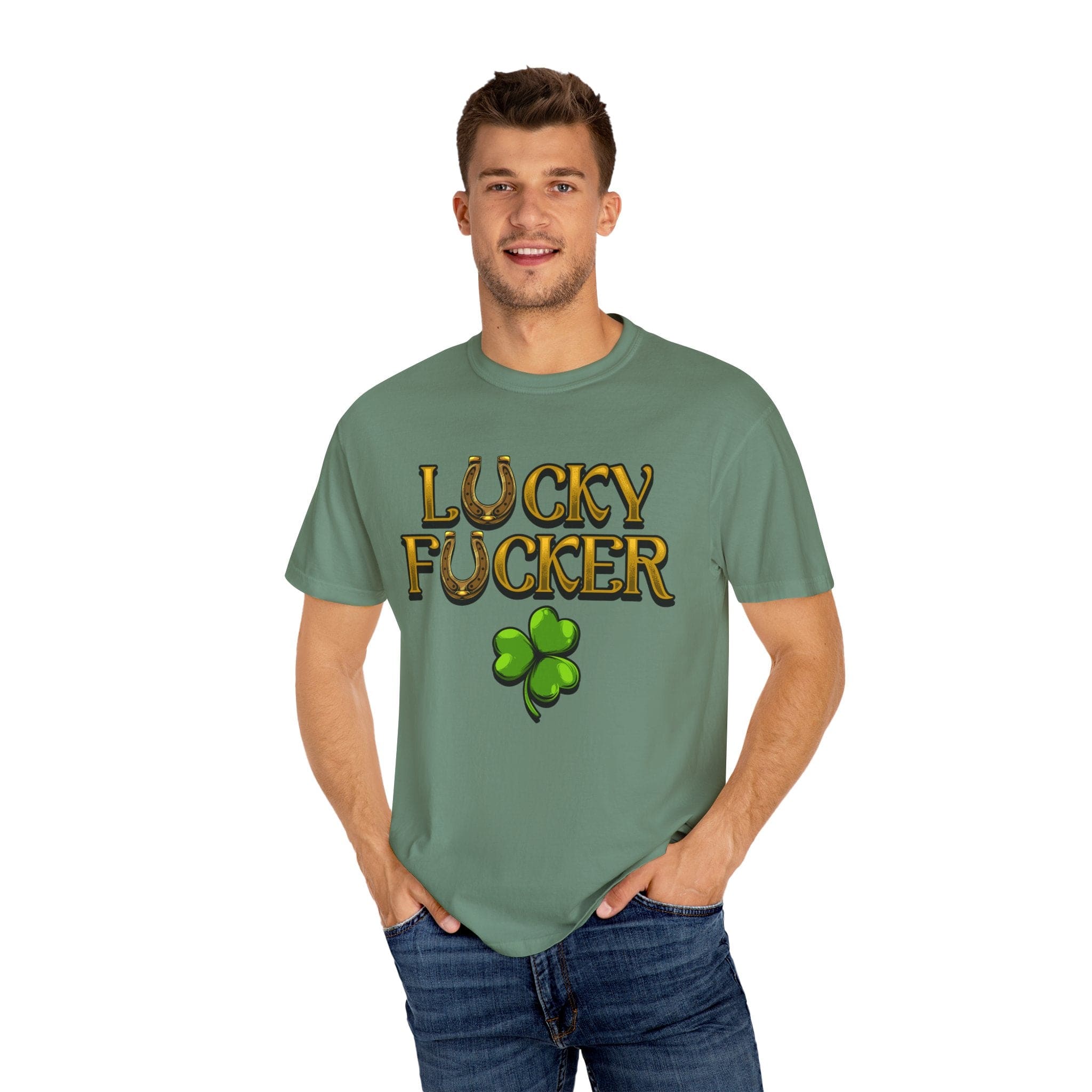 LUCKY F Comfort Colors 1717