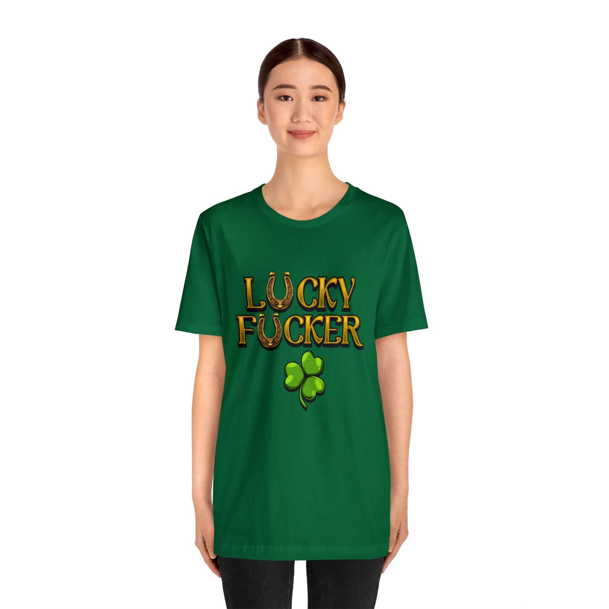 LUCKY F GOLD DELUXE TEE