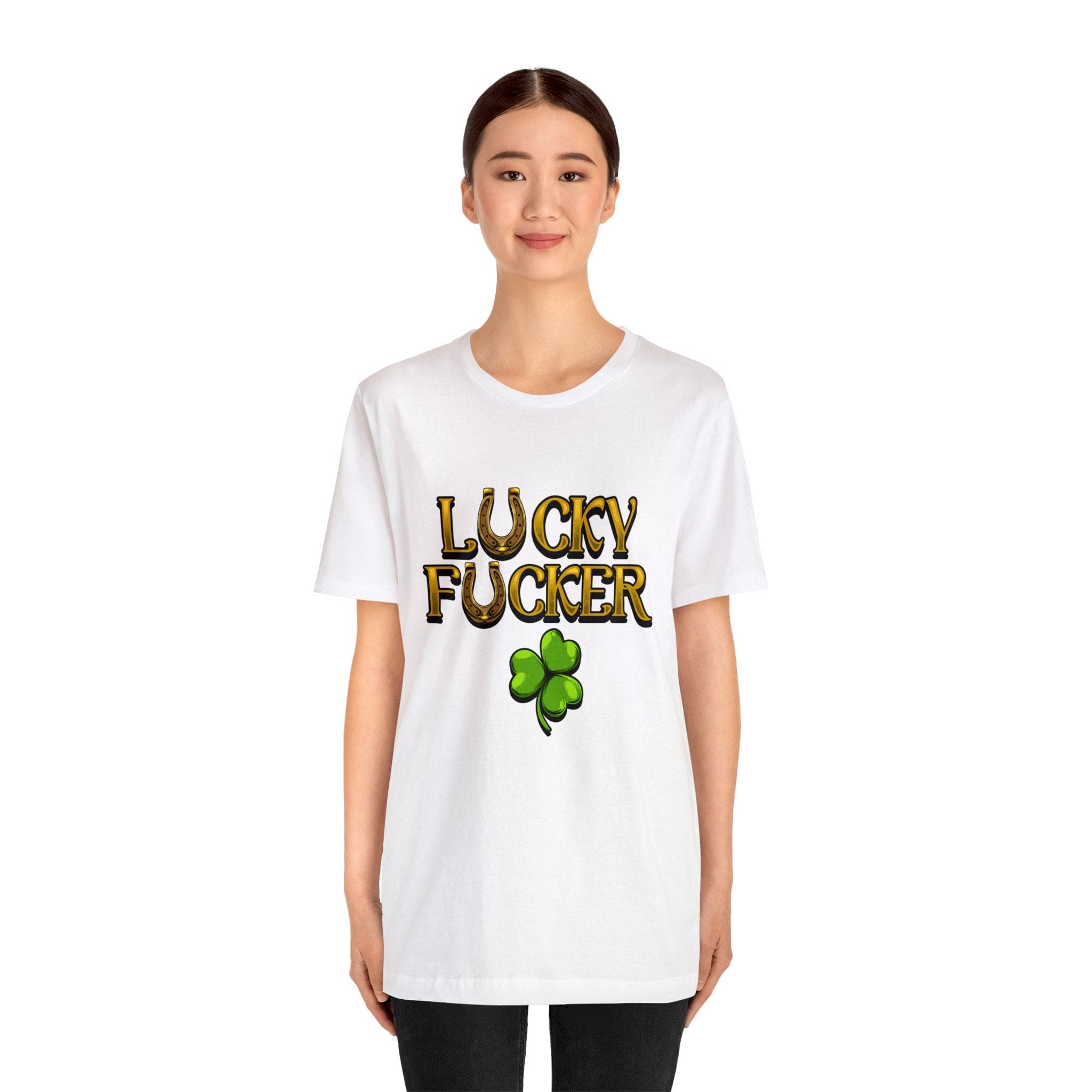 LUCKY F GOLD DELUXE TEE