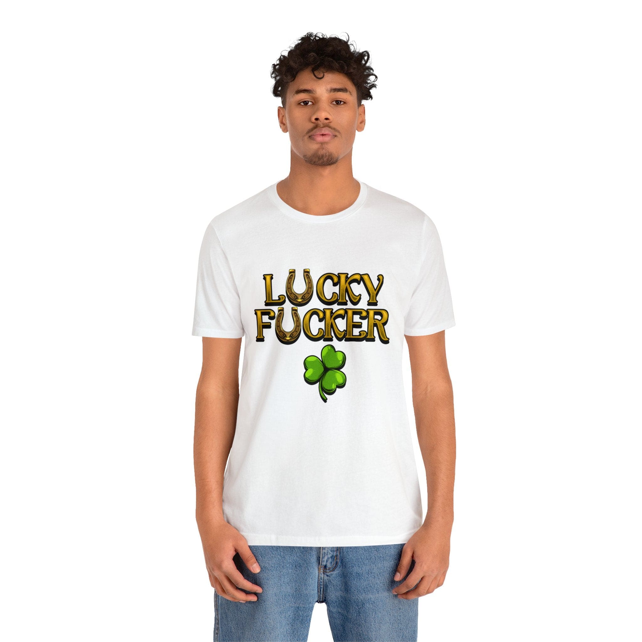 LUCKY F GOLD DELUXE TEE