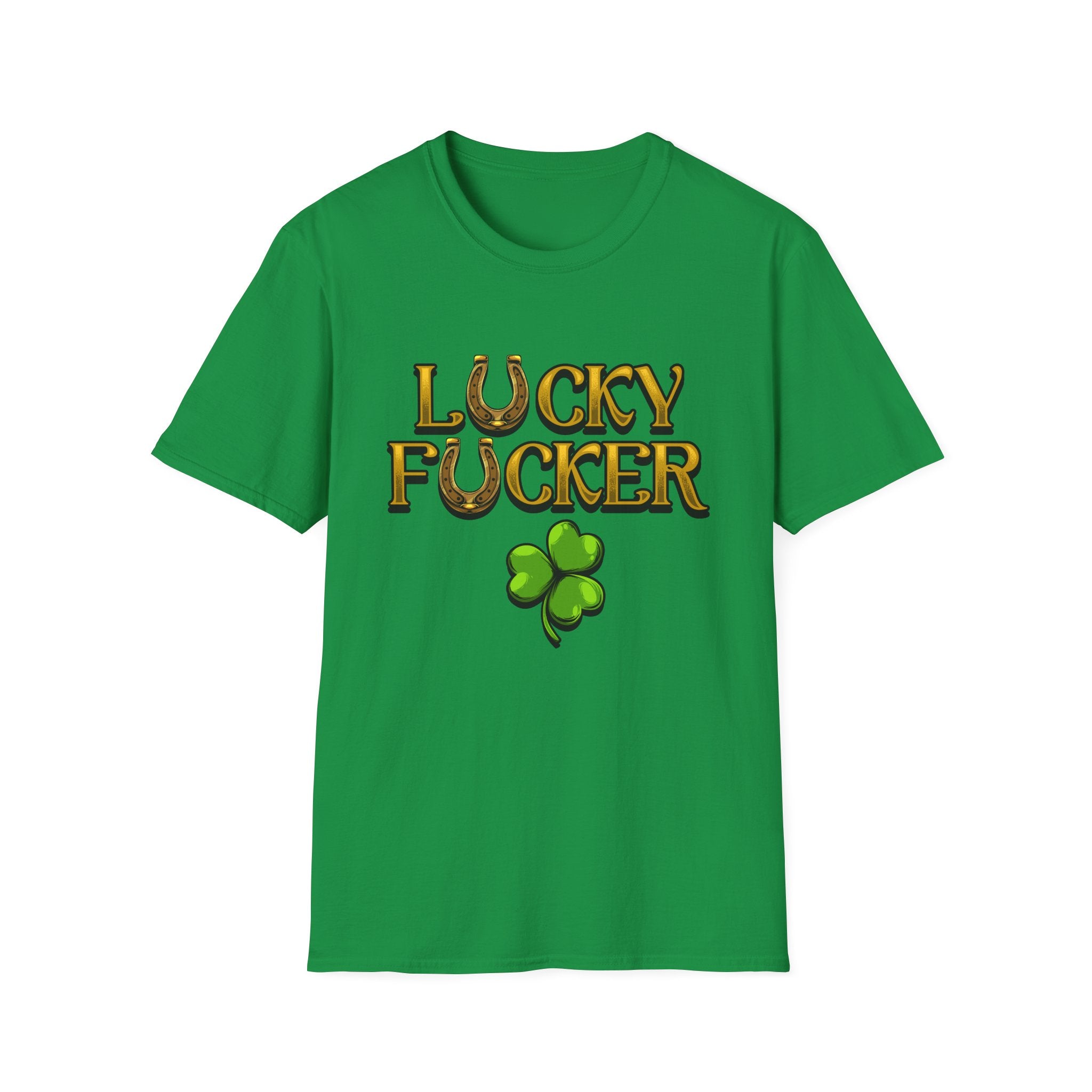 Lucky F: Irish Green St. Patrick’s Day Tee (Unisex)