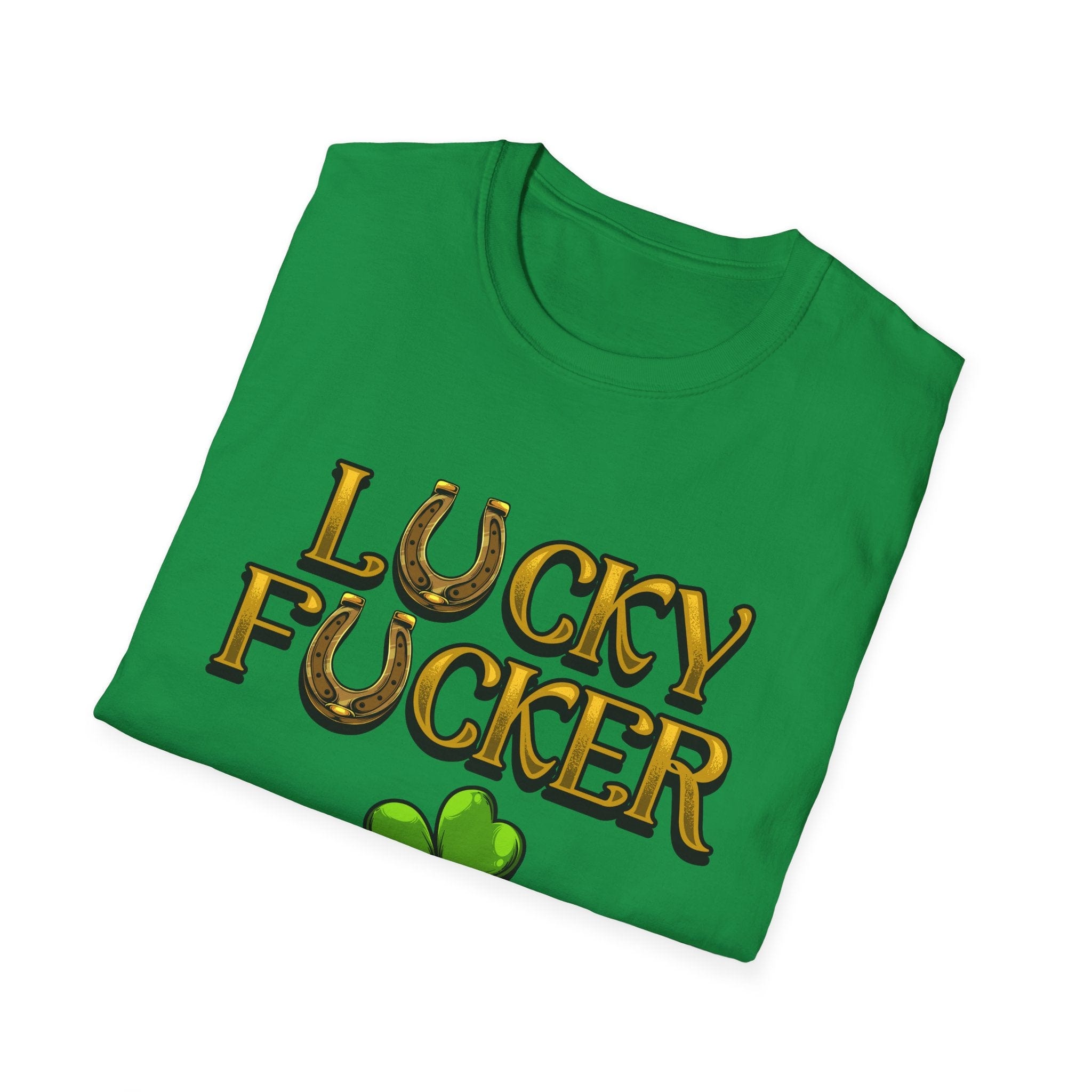 Lucky F: Irish Green St. Patrick’s Day Tee (Unisex)