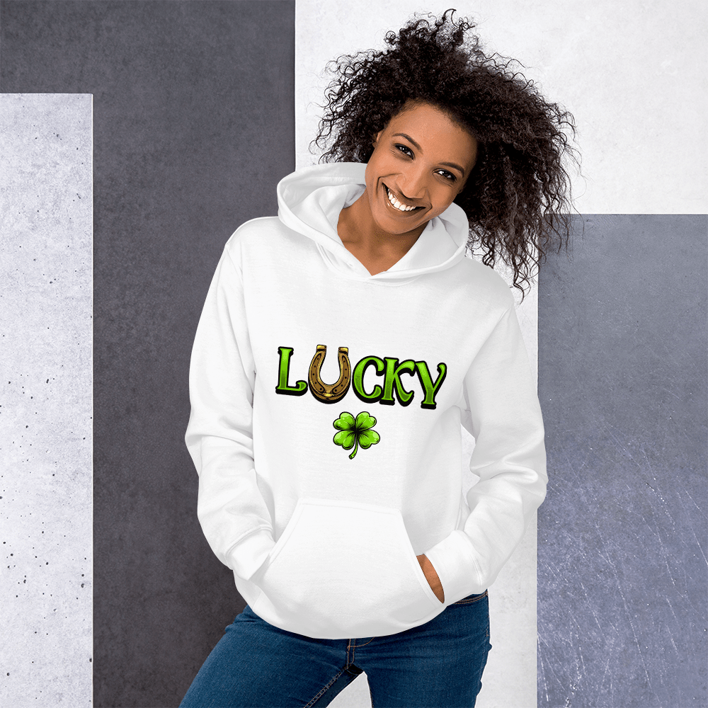 Lucky & lucky f*ucker st patricks day drinking hoodies