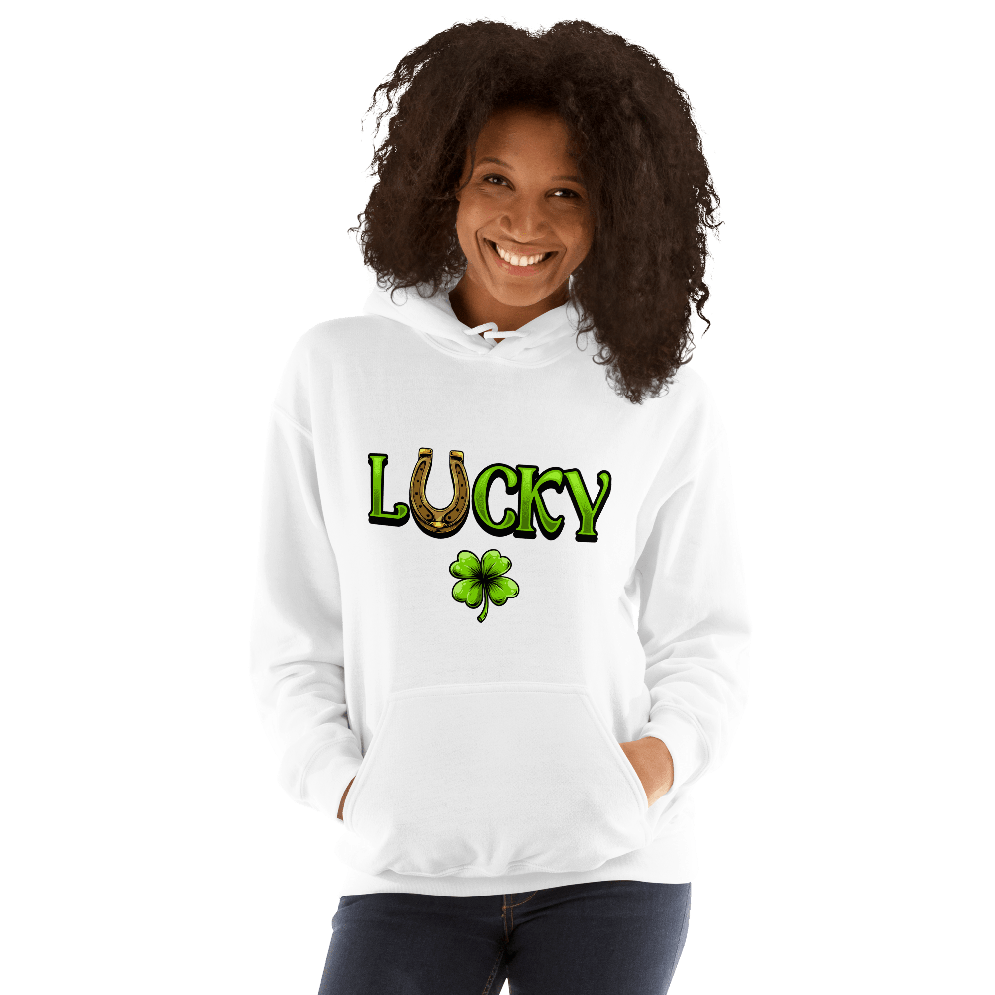 Lucky & lucky f*ucker st patricks day drinking hoodies