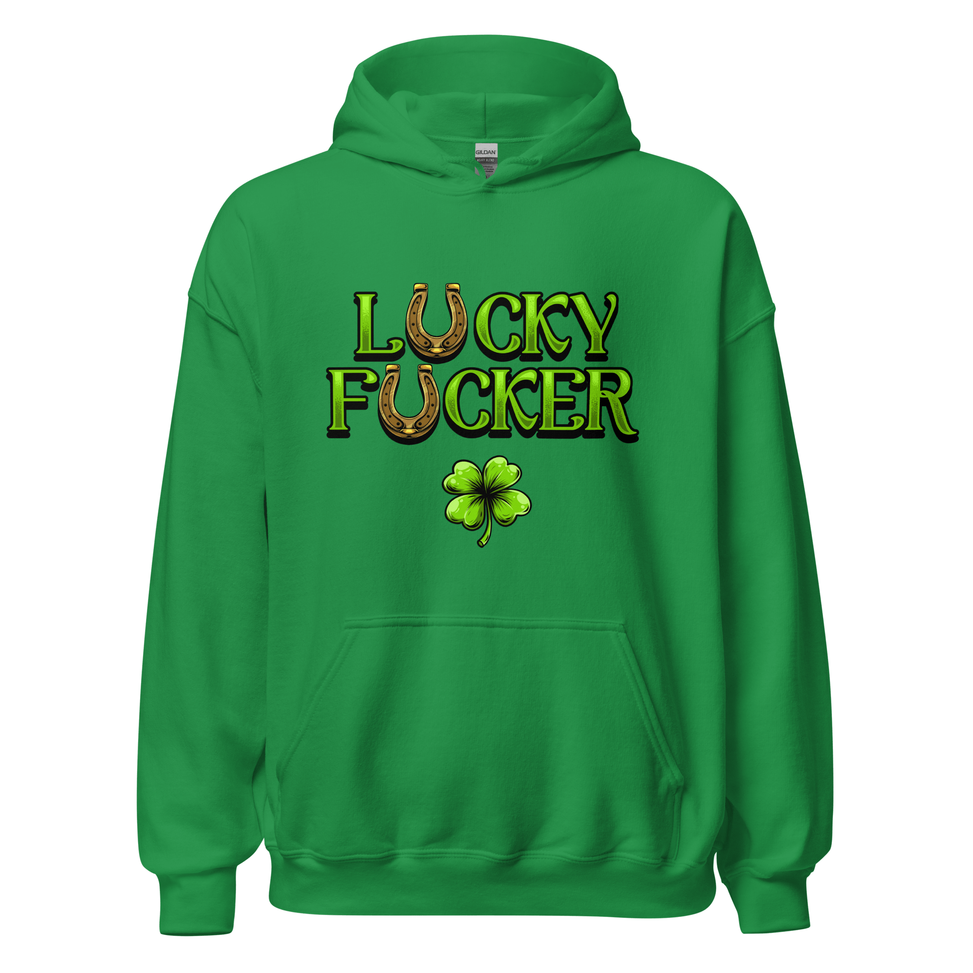 Lucky & lucky f*ucker st patricks day drinking hoodies