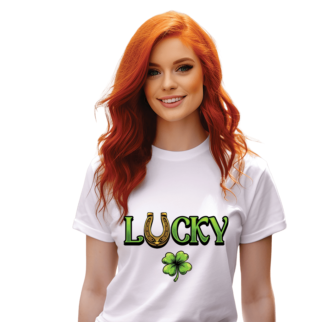 Lucky & Lucky F*ucker St Patricks Day Drinking Shirts