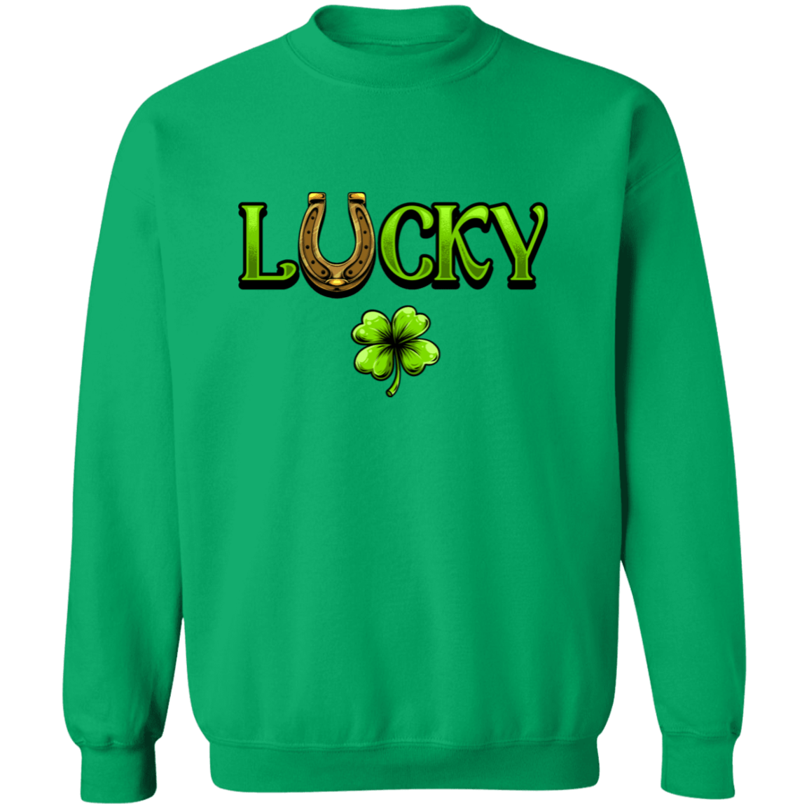 Lucky & Lucky F*ucker St Patricks Day Irish Green Drinking Hoodies