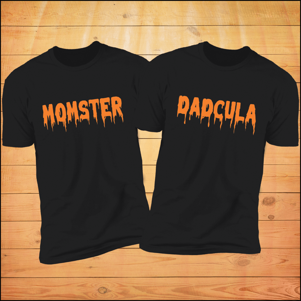 Momster & Dadcula Halloween Couples Shirts