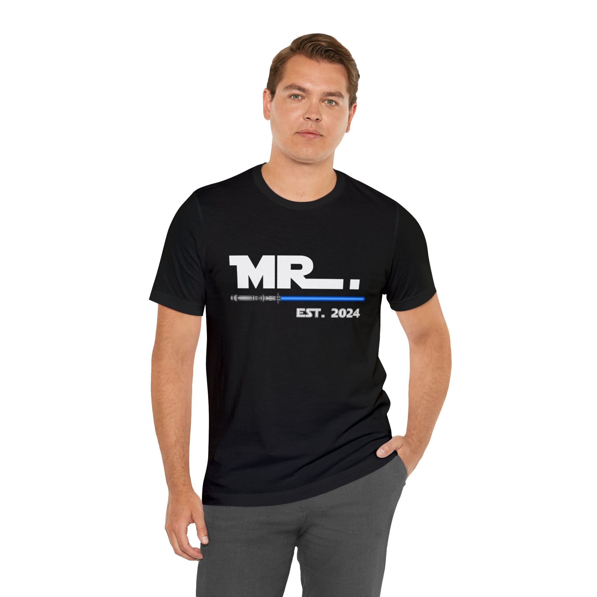 Mr Est. 2024 May The Force Be With Us Deluxe T-shirt
