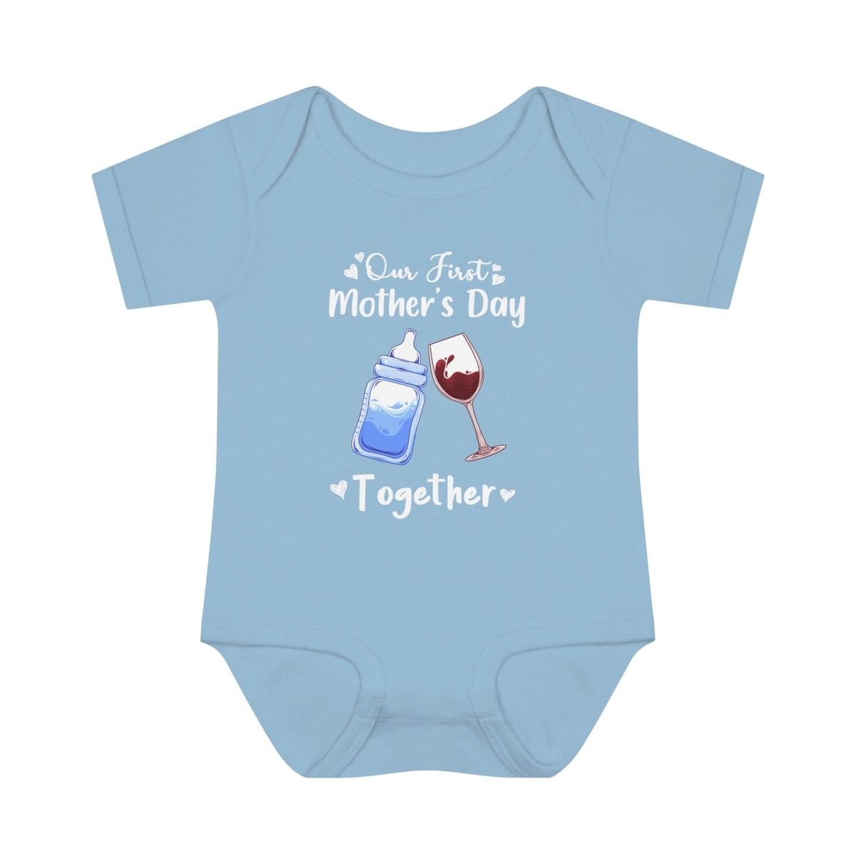 Our first mother&#39;s Day Together Infant Baby Rib Bodysuit