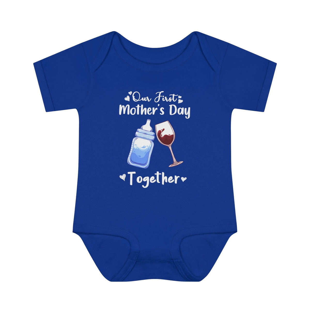 Our first mother&#39;s Day Together Infant Baby Rib Bodysuit