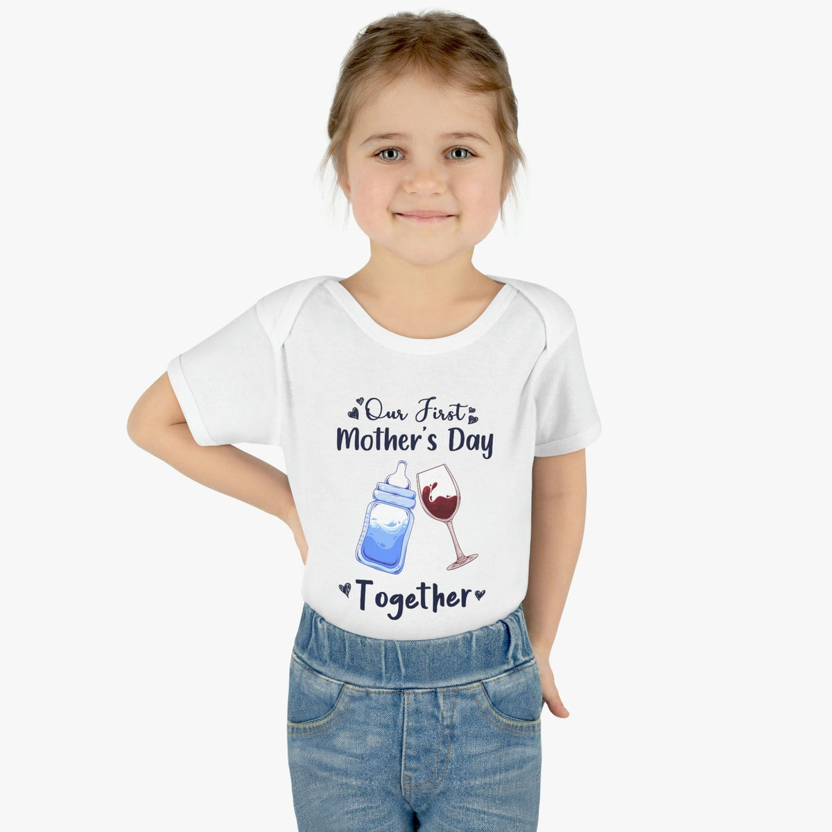 Our frist mothers day together Baby Bodysuit