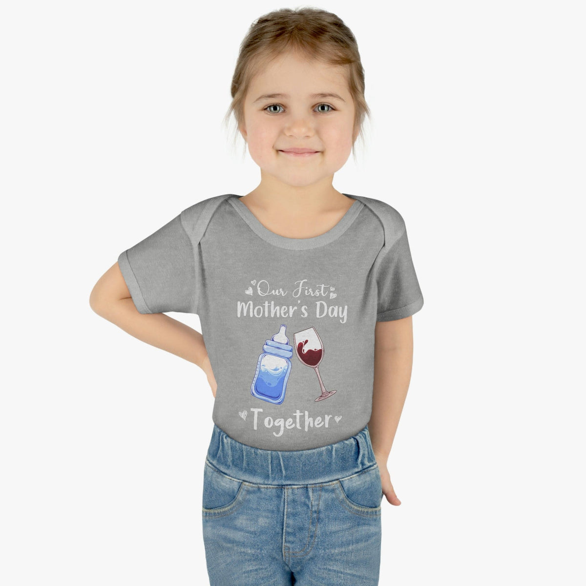 Our frist mothers day together Baby Bodysuit
