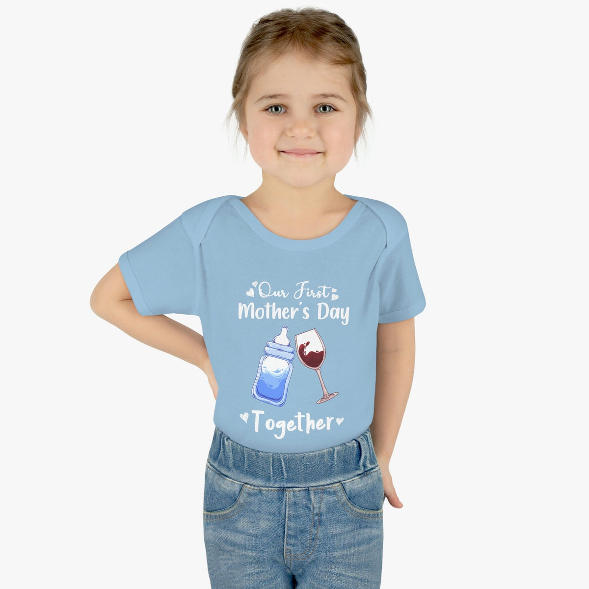Our frist mothers day together Baby Bodysuit