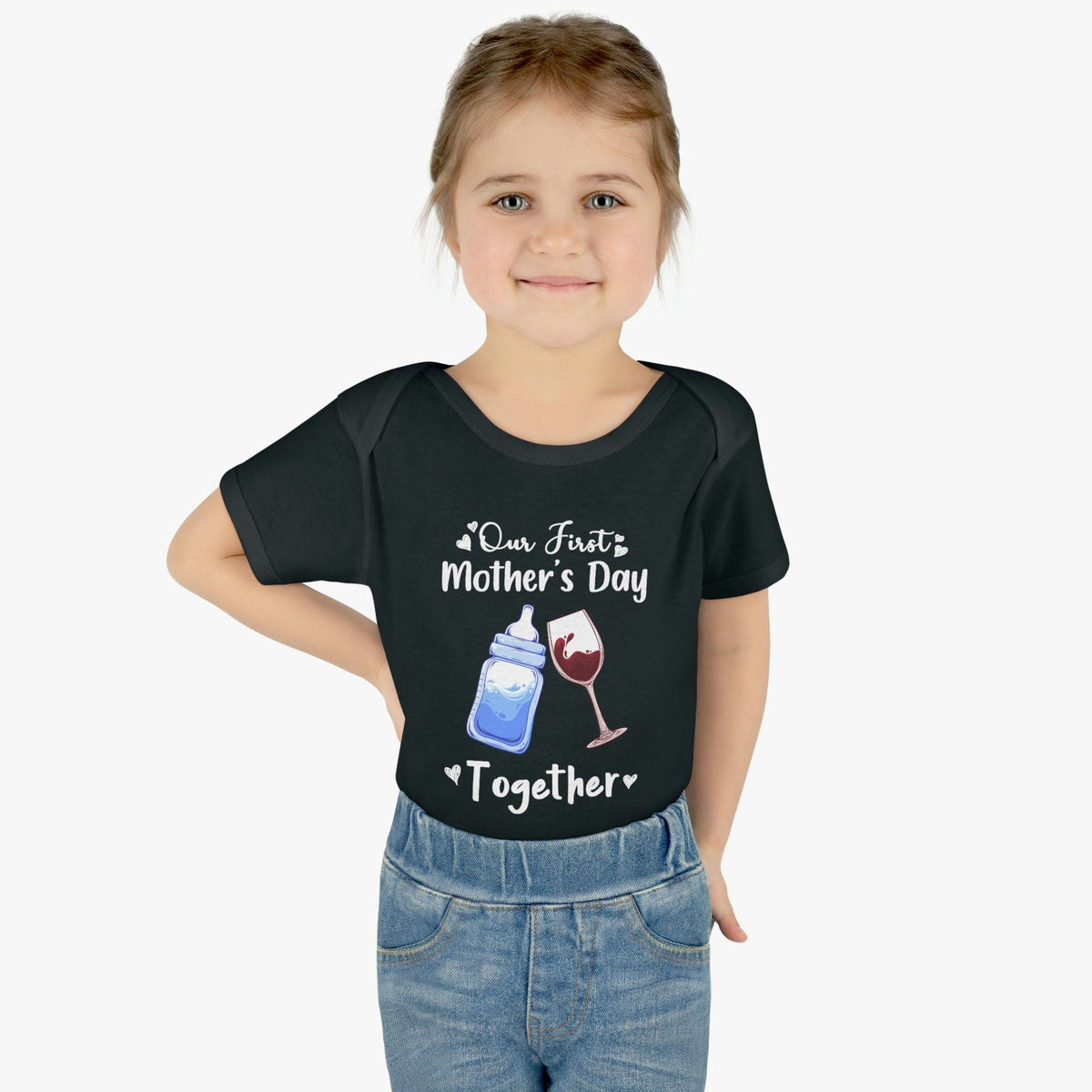 Our frist mothers day together Baby Bodysuit
