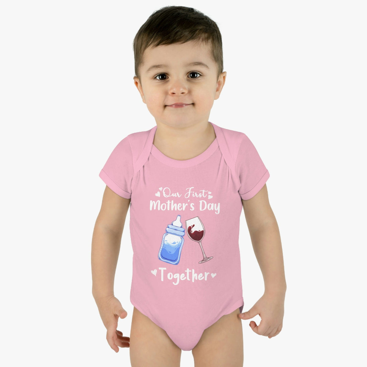 Our frist mothers day together Baby Bodysuit