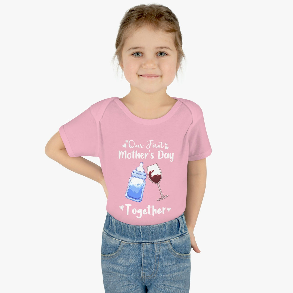 Our frist mothers day together Baby Bodysuit