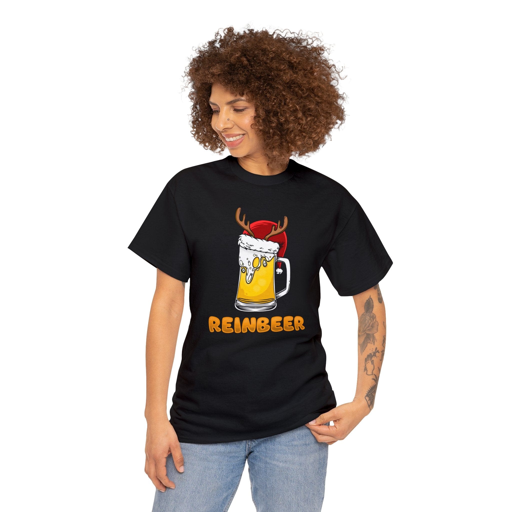 Reinbeer Unisex Black Tee