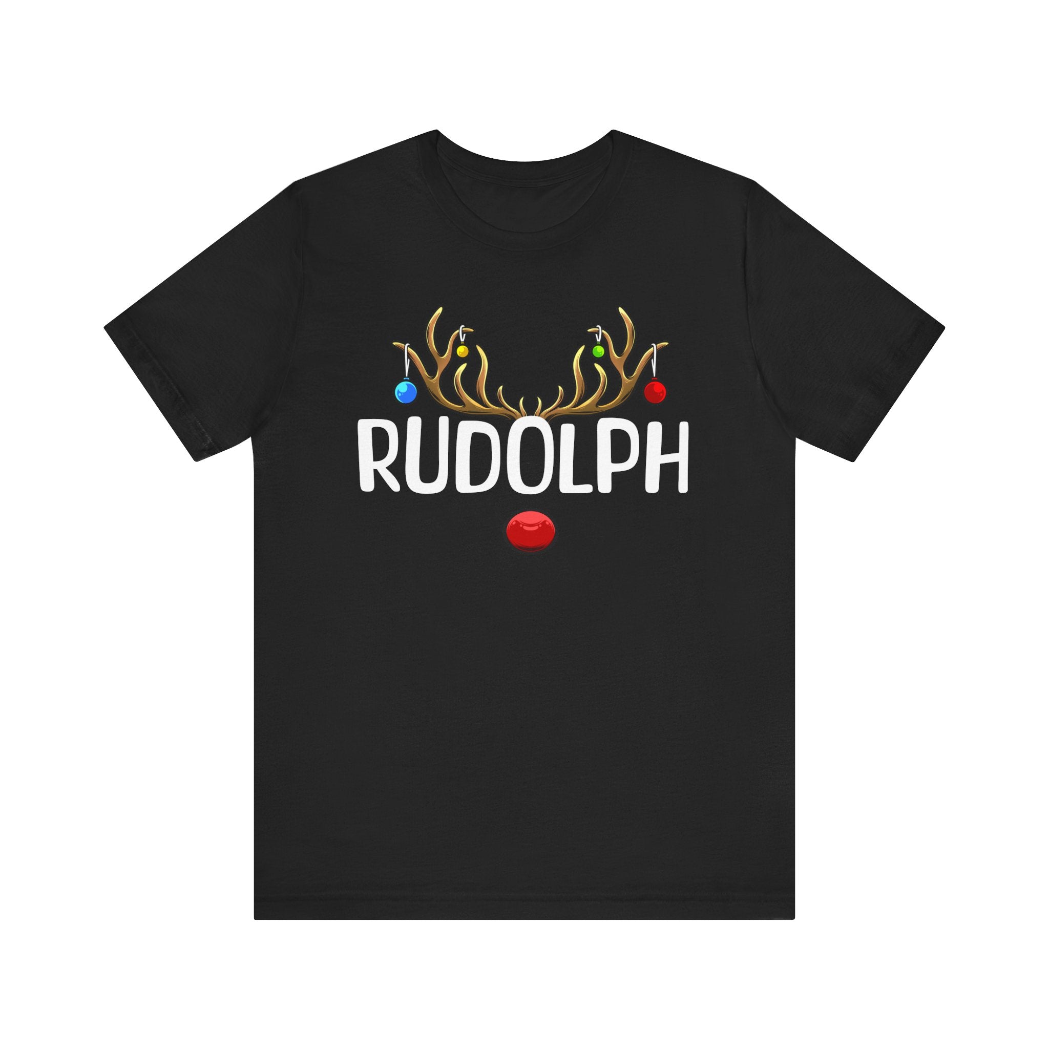 Rudolph | Deluxe Black Unisex Tee