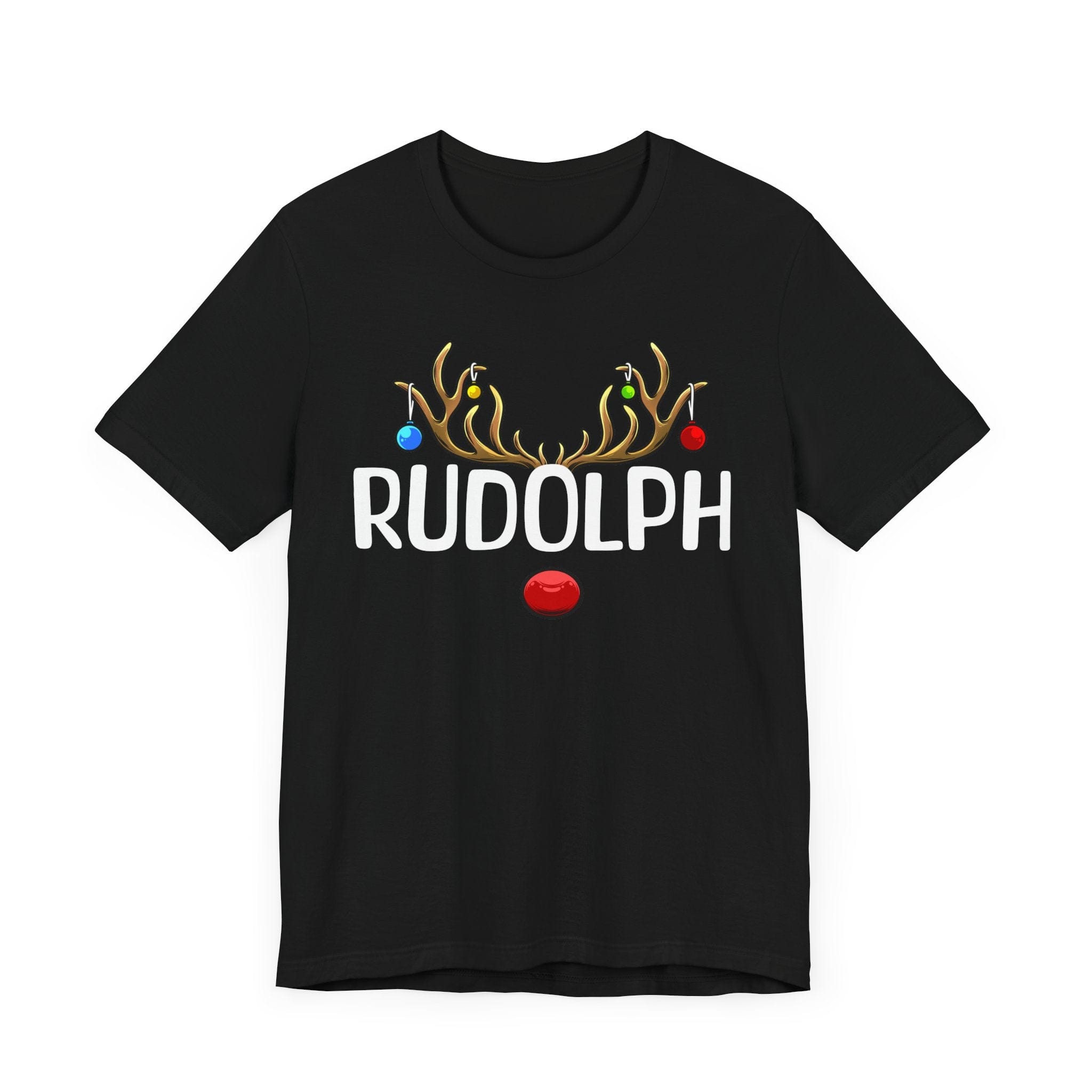 Rudolph | Deluxe Black Unisex Tee