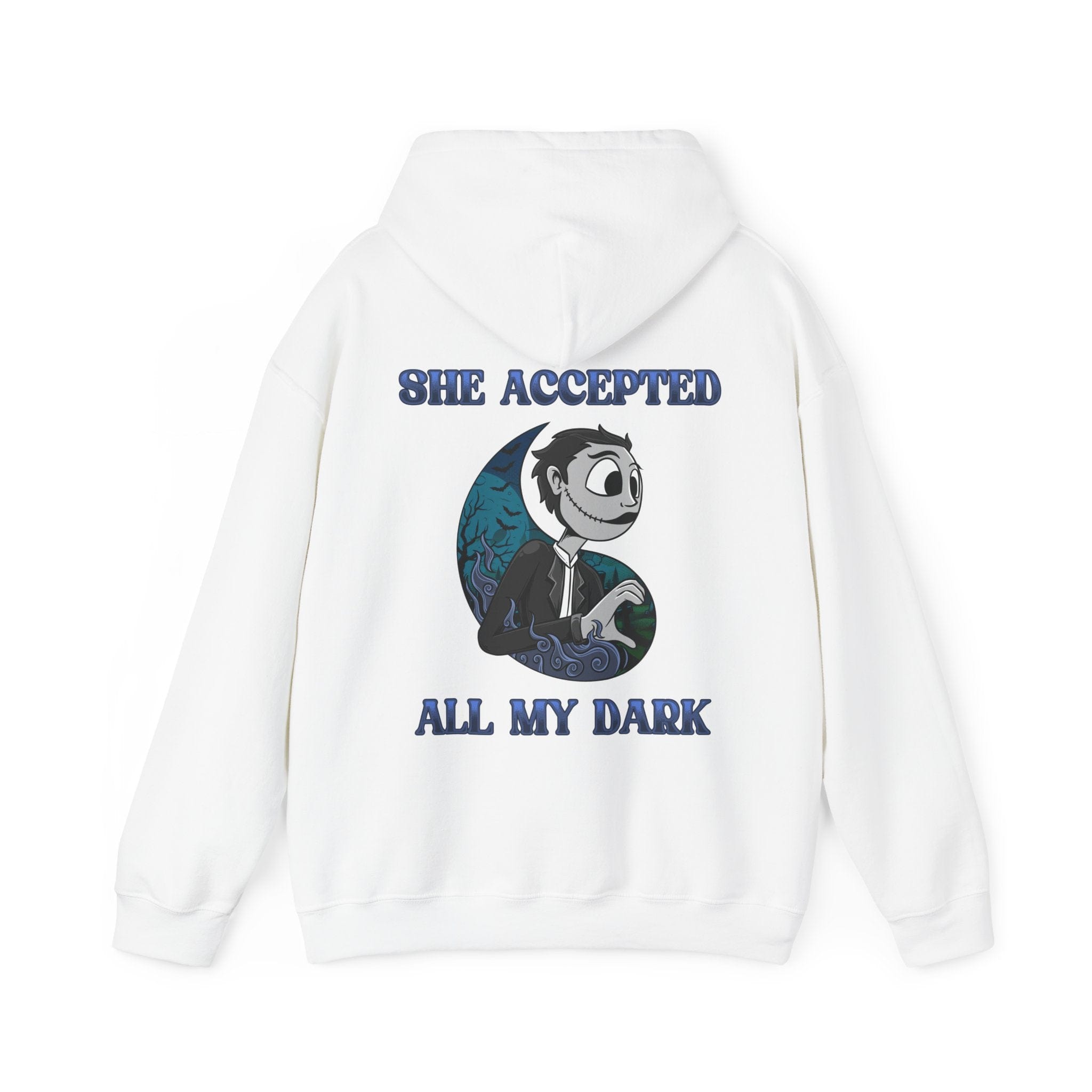 She Accepted all of my dark & He Sees all of my light Couples Hoodies