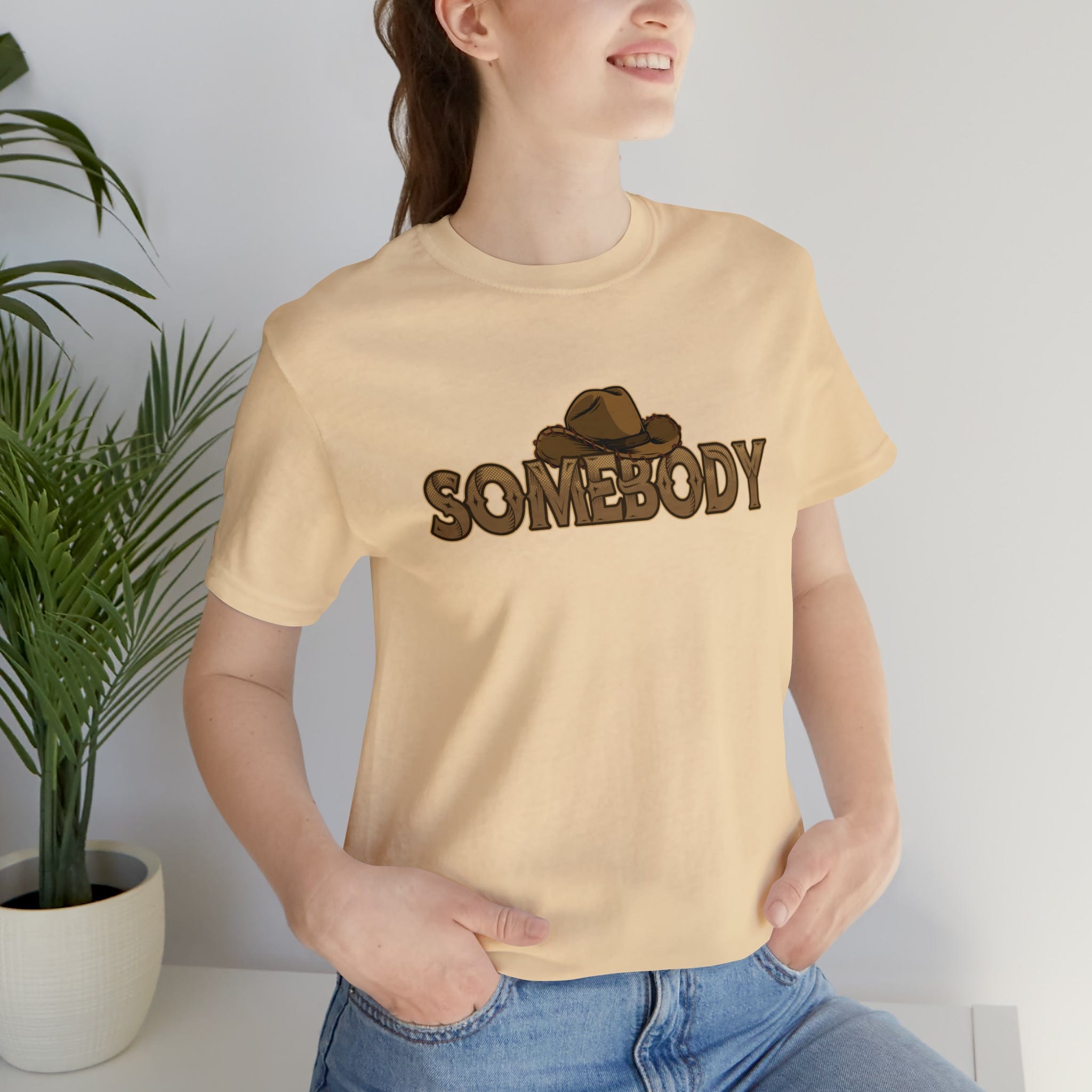 Somebody Soft Cream Deluxe Tee