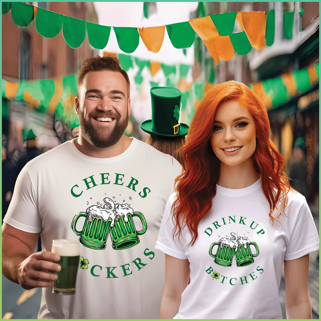 St Patrick's day drinking shirts
