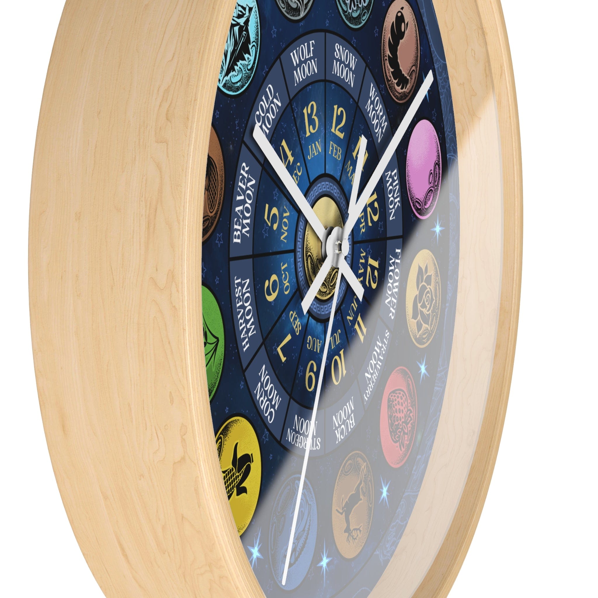 The Lunar Altar Wall Clock – Full Moons 2025