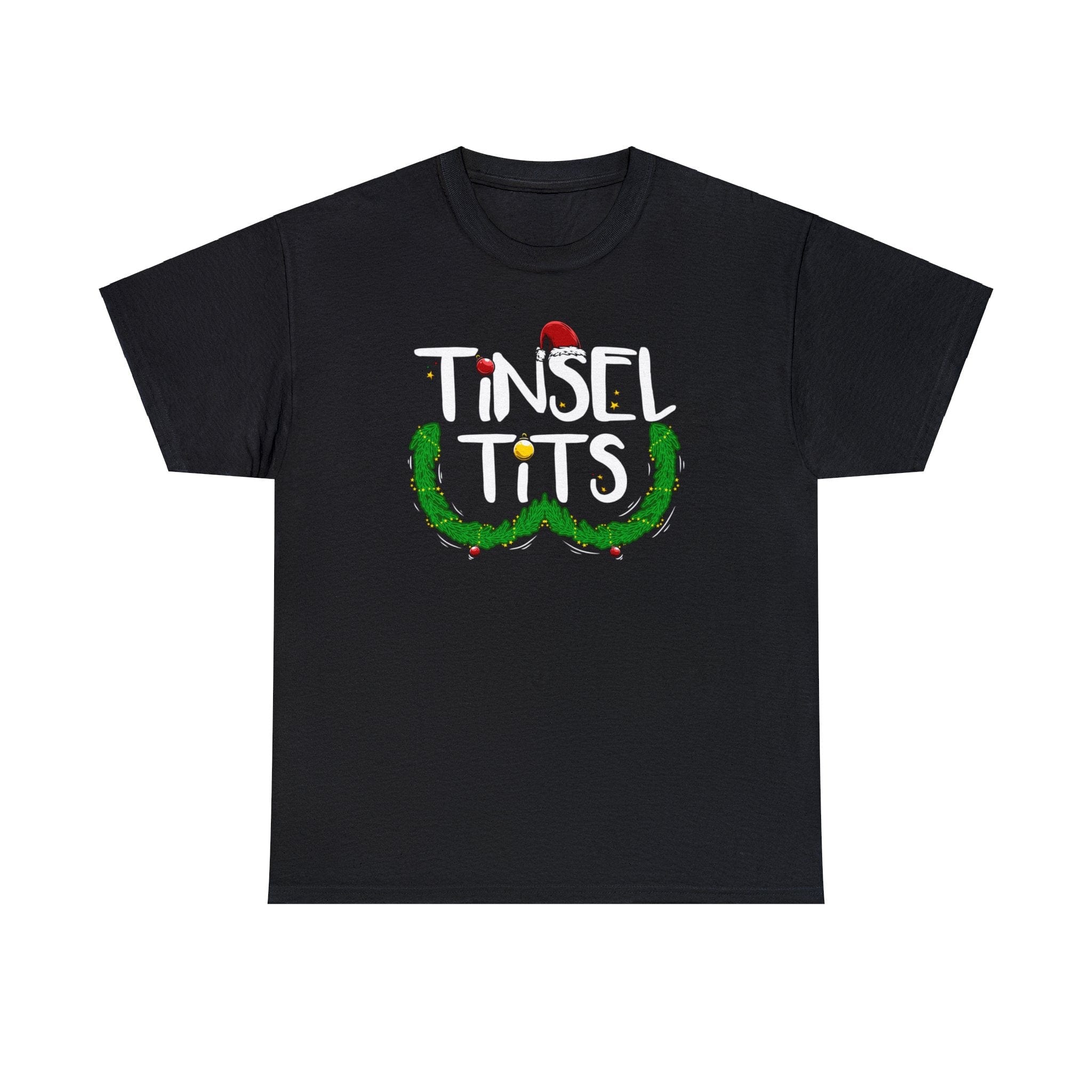 Tinsel Tits | Deluxe Black Tee