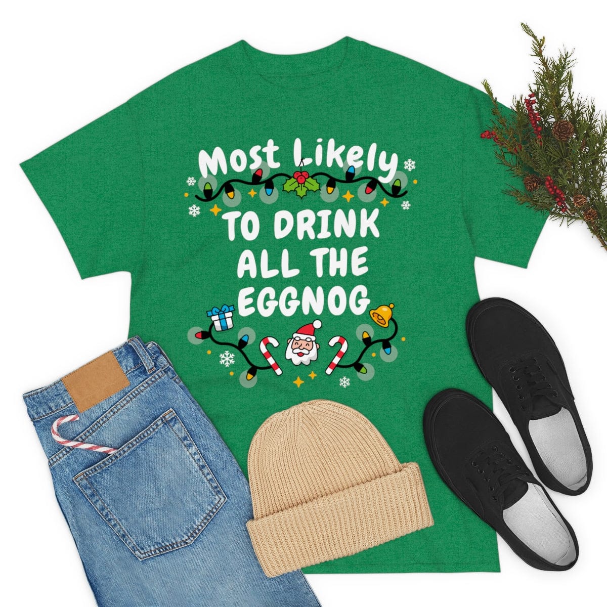 TO DRINK ALL THE EGGNOG