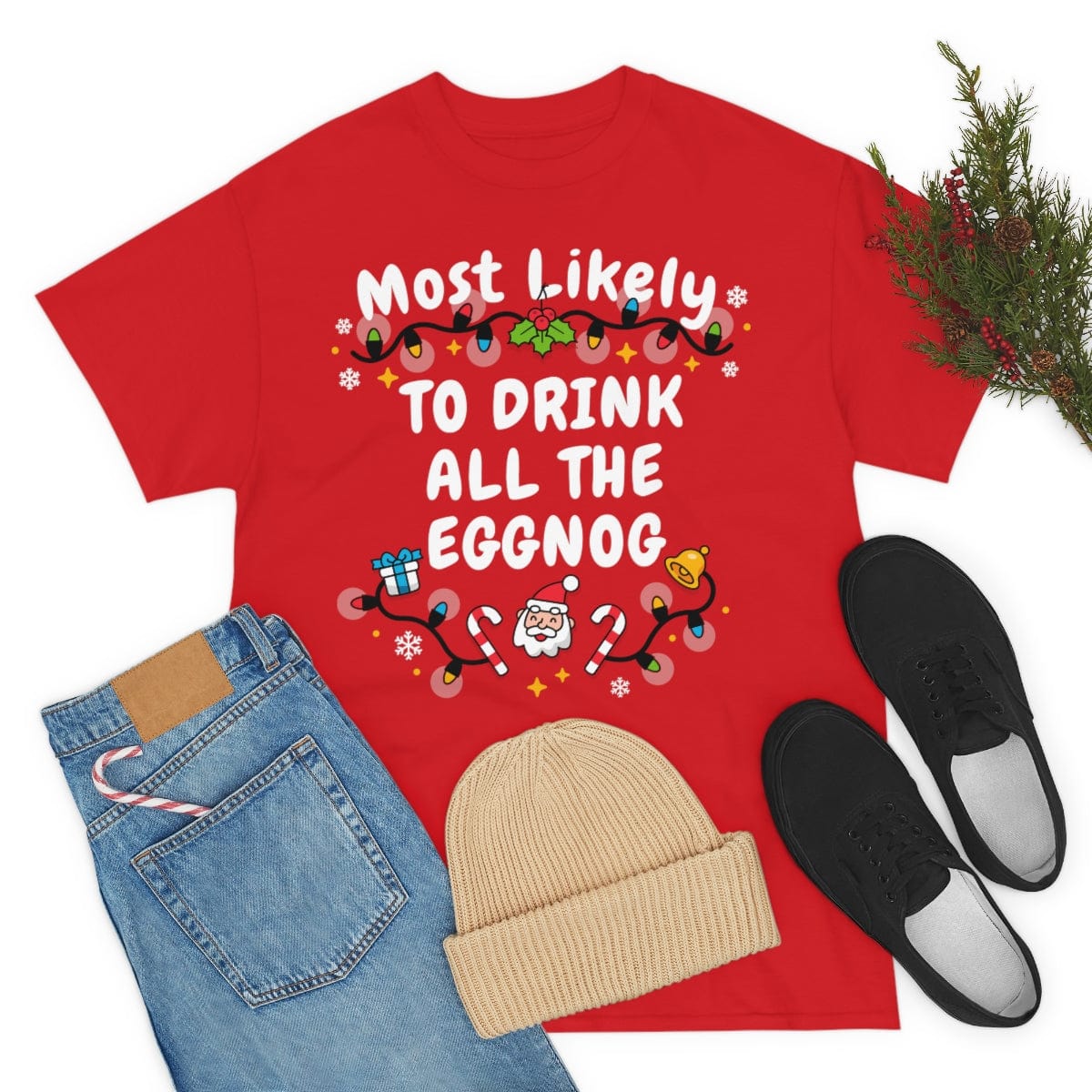 TO DRINK ALL THE EGGNOG