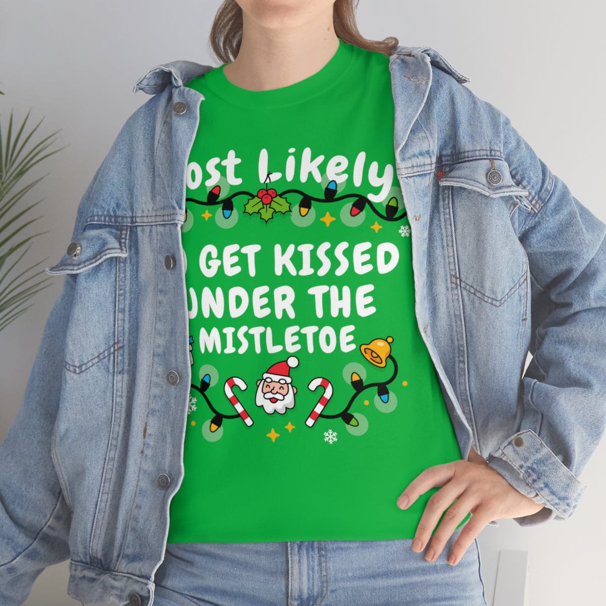 TO GET KISSED UNDER THE MISTLETOE
