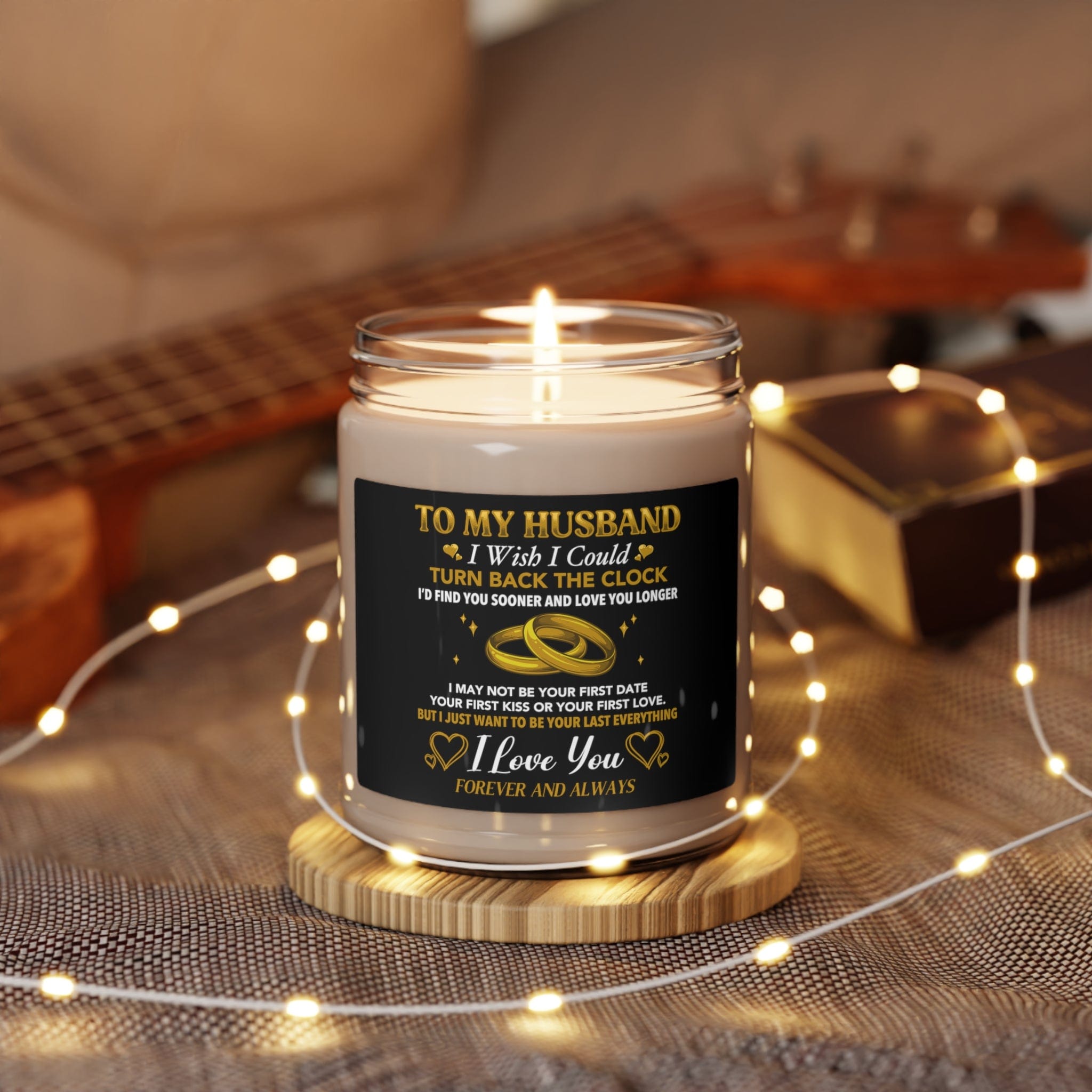 To My Husband Scented Soy Candle, 9oz