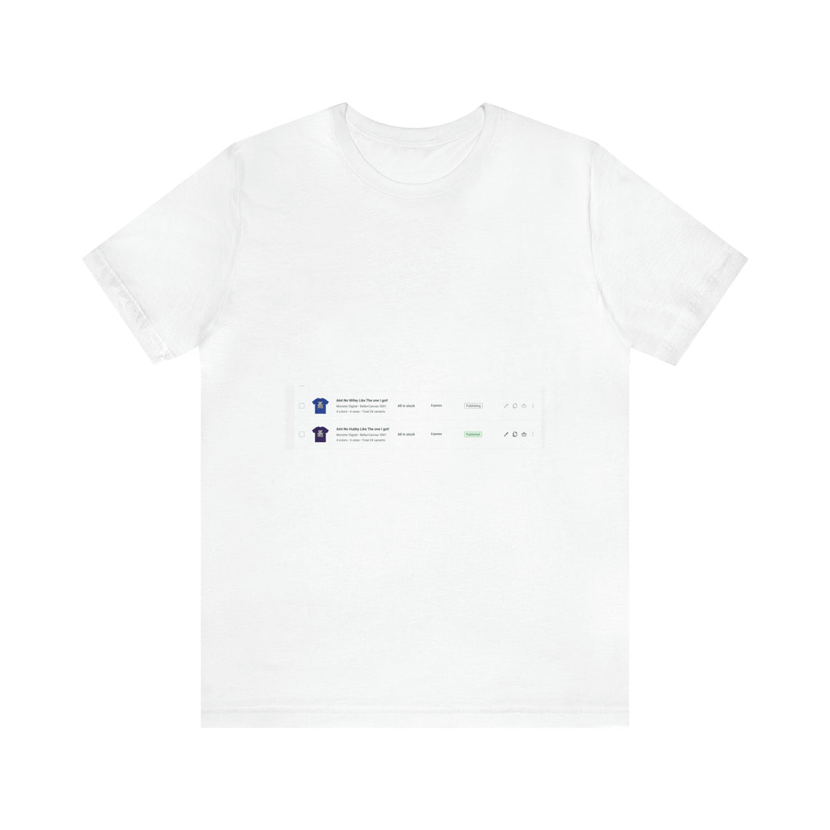 Unisex Jersey Short Sleeve Tee
