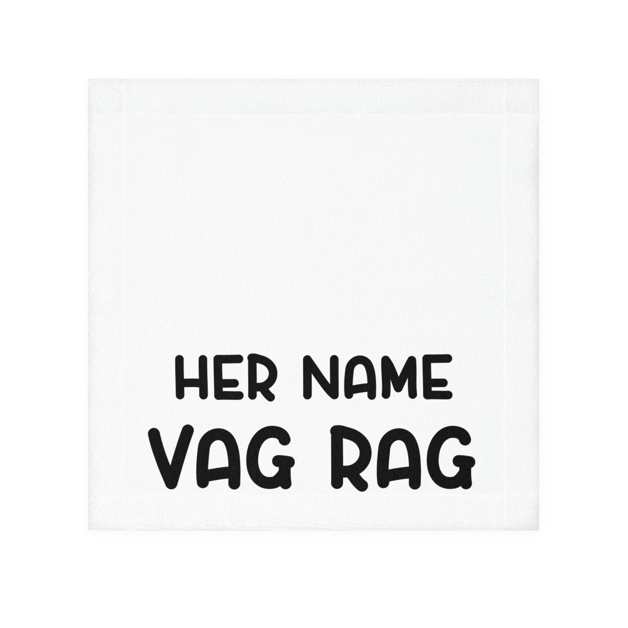 VAG & CUM "GAG GIFT" RAG