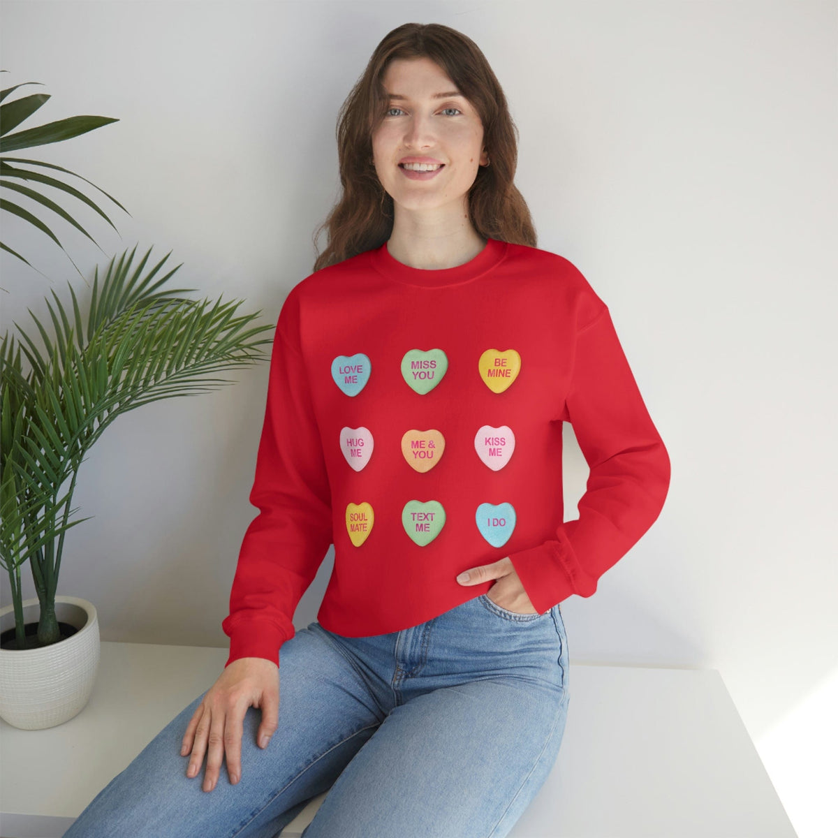 Valentine&#39;s Day Candy Sweatshirt