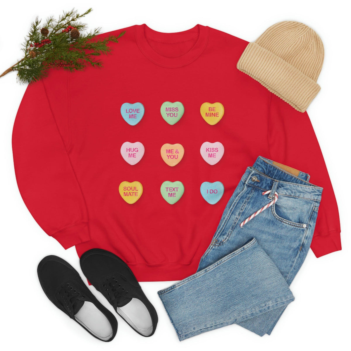 Valentine&#39;s Day Candy Sweatshirt