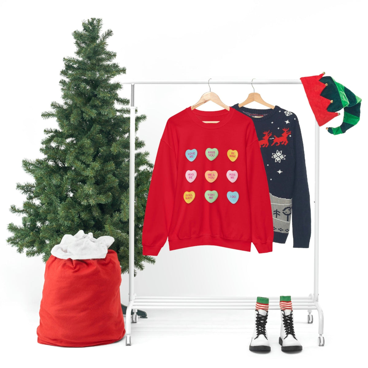 Valentine&#39;s Day Candy Sweatshirt
