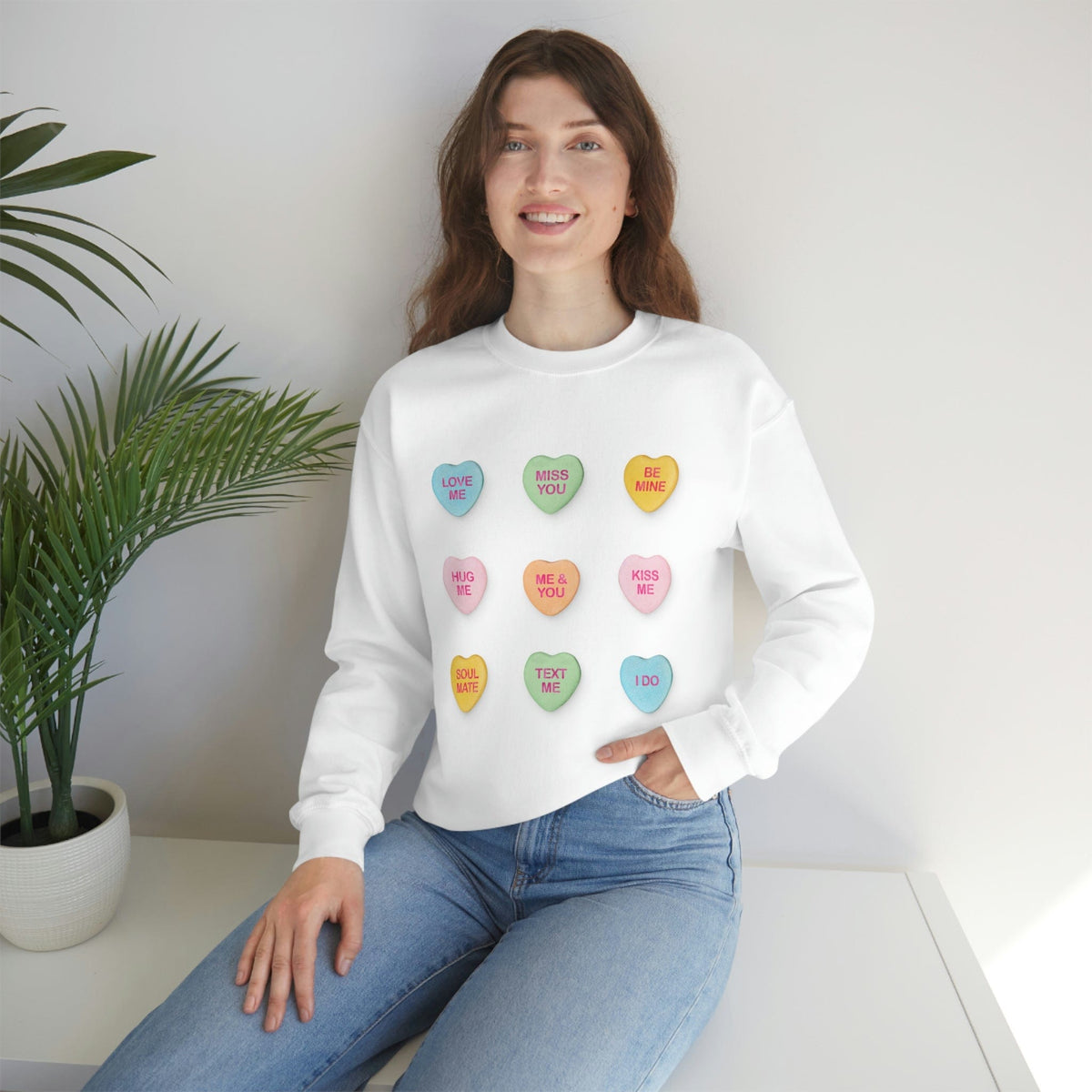 Valentine&#39;s Day Candy Sweatshirt